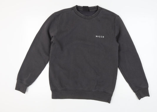 NICCE Men’s Black Logo Pullover Sweatshirt S