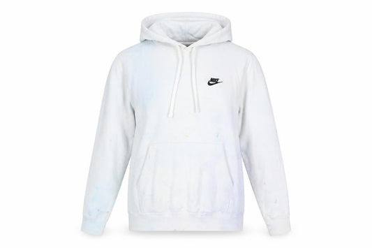 Nike Women's White Hoodie Small, Logo, Hooded, Cotton