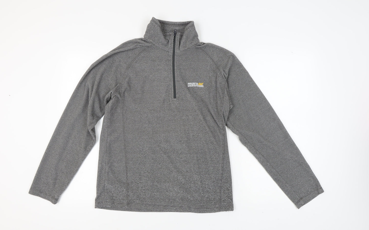 Regatta Men's Grey 1/4 Zip Sweatshirt Size M