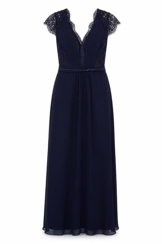 Monsoon Women's Blue Maxi Dress Size 8 Formal
