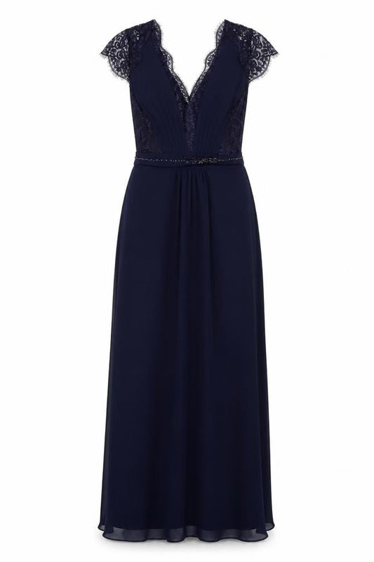 Monsoon Women's Blue Maxi Dress Size 8 Formal
