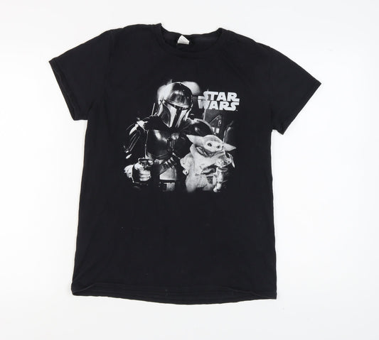 Fruit of the Loom Star Wars T-Shirt, Black, Medium, Graphic Print