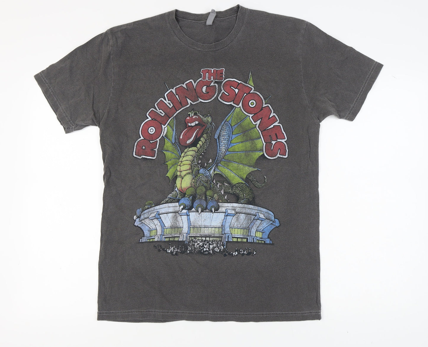 Next Level Apparel Unisex Grey Graphic T-Shirt L