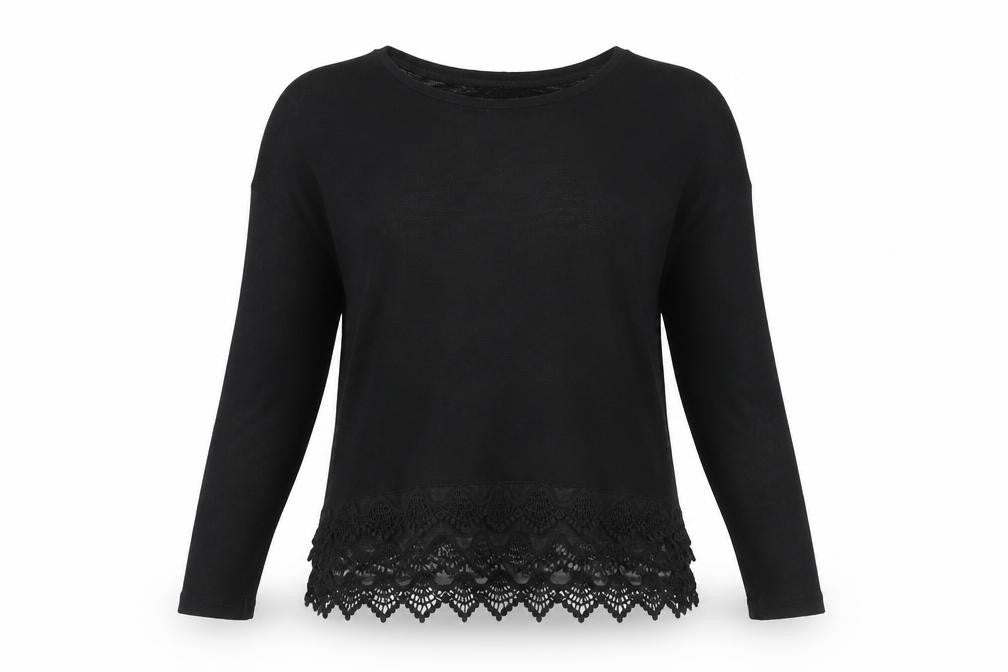 Nine by Savannah Miller Black Women's Pullover Jumper Size 12