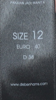 Brand and care label for Nine by Savannah Miller Black Women's jumper, size 12