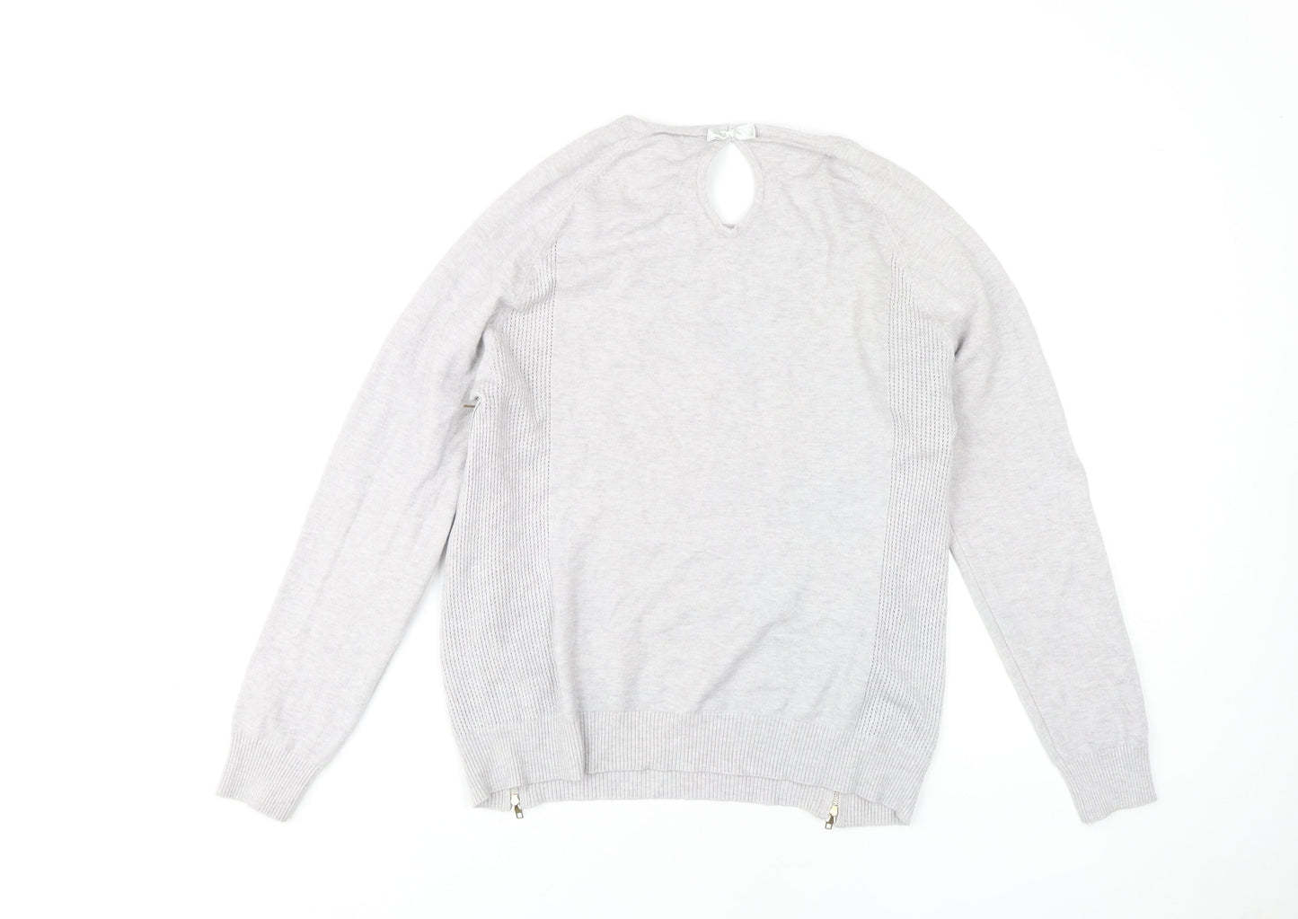Izabel London Women's Grey Knit Pullover Jumper Size 10