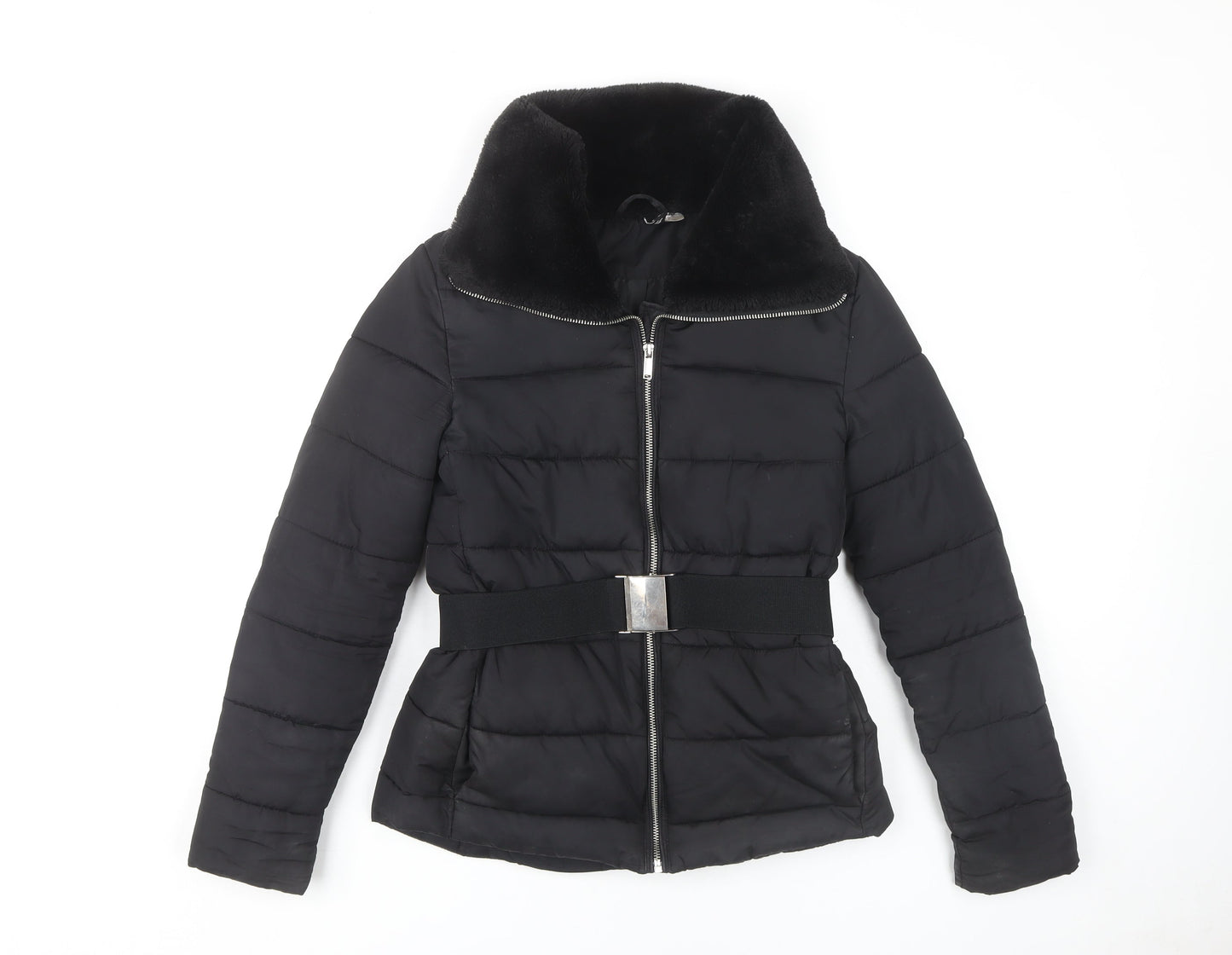 Divided Women's Black Puffer Jacket Size 6
