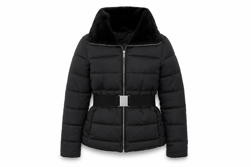 Divided Women's Black Puffer Jacket Size 6
