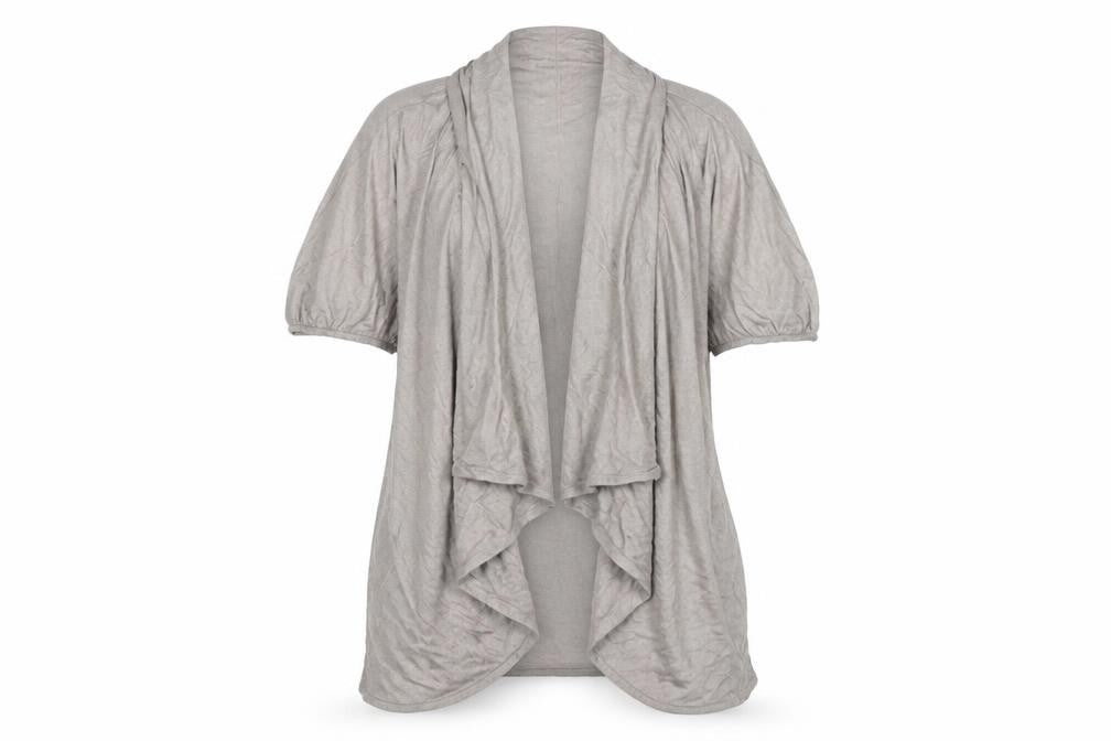 Et Vous Women's Beige Open Front Cape Jumper Size 12