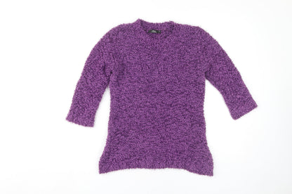 Bonmarché Collectiv Women's Purple Pullover Jumper Size S