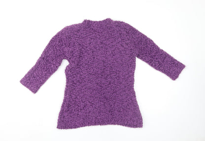 Bonmarché Collectiv Women's Purple Pullover Jumper Size S