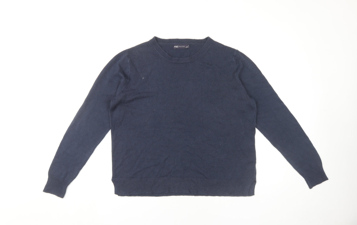 Marks and Spencer Women's Size 16 Blue Pullover Jumper