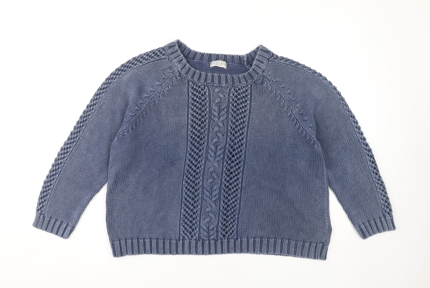 Marks and Spencer Women's Blue Pullover Jumper - Size 18