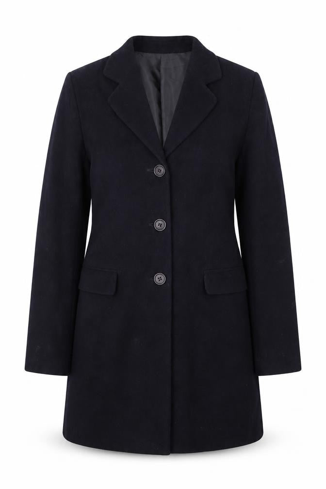 Dorothy Perkins Women's Black Long Coat Size 10