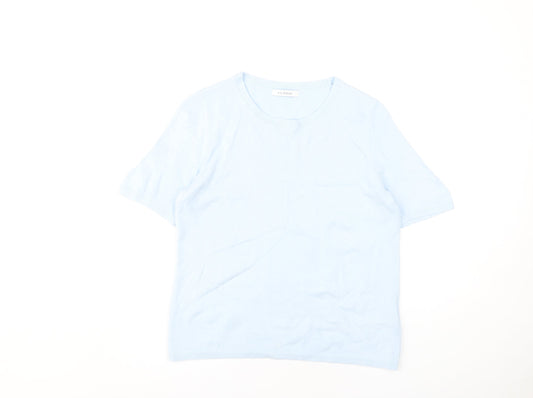 Marks and Spencer Women's Blue Knit Pullover Jumper, Size 10
