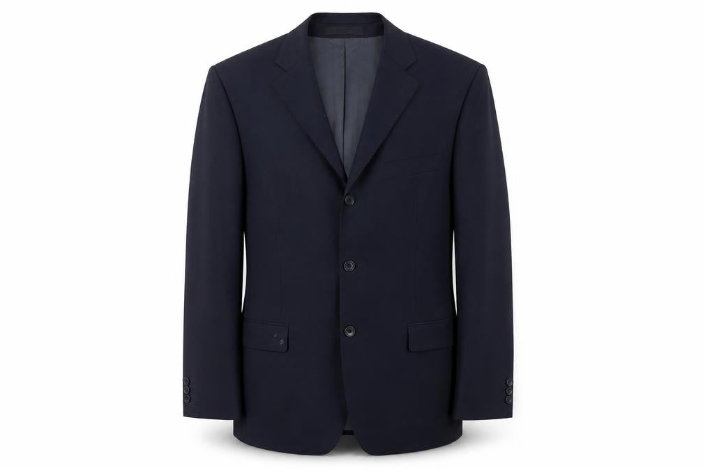 Balmain Men's Blue Blazer, 40R, Formal
