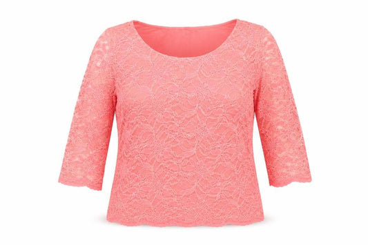 Marks and Spencer Women's Pink Lace Blouse Size 14