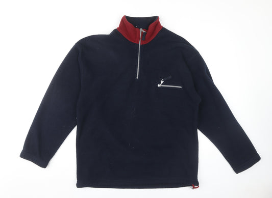 Marks & Spencer Men's Blue Pullover Sweatshirt Medium