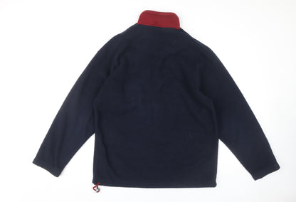 Marks & Spencer Men's Blue Pullover Sweatshirt Medium