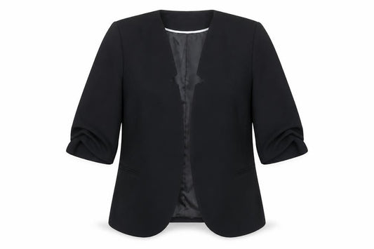 Monsoon Women's Black 3/4 Sleeve Blazer Size 10