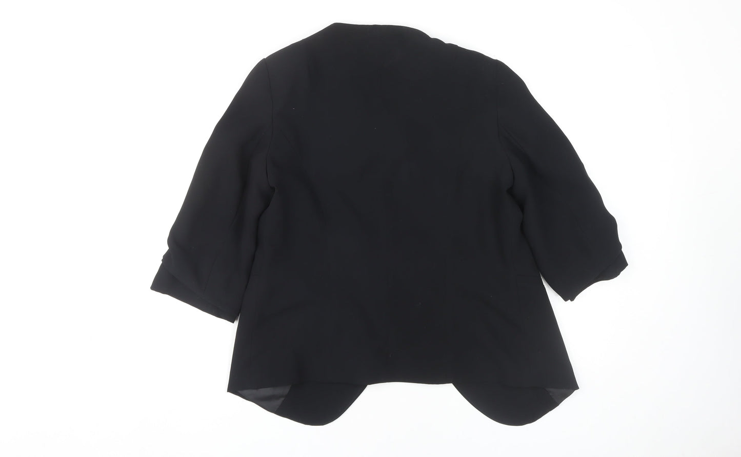 Monsoon Women's Black 3/4 Sleeve Blazer Size 10
