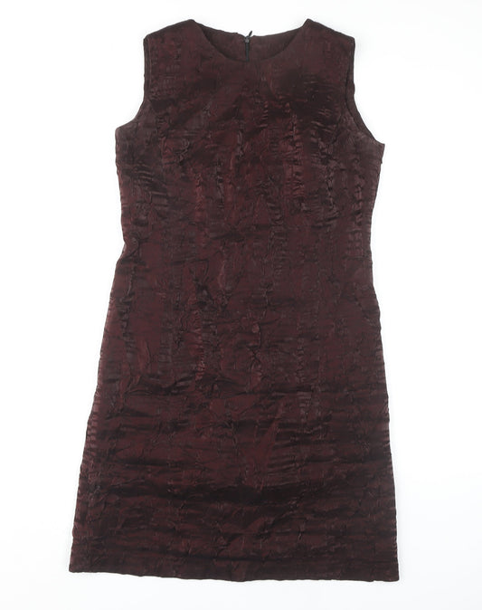 NIL'S Paris Women's Brown Sheath Dress Size 10