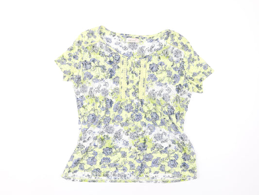 Marks and Spencer Women's Floral T-Shirt, Size 14