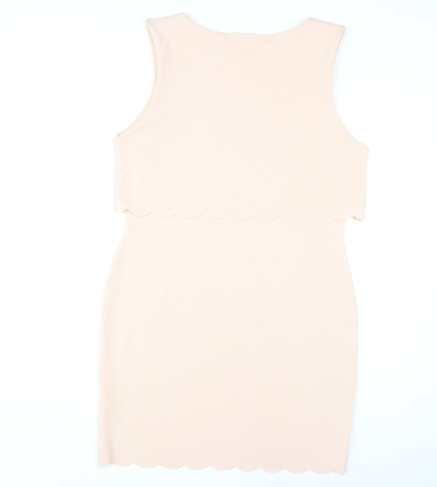 New Look Women's Beige Shift Dress Size 18
