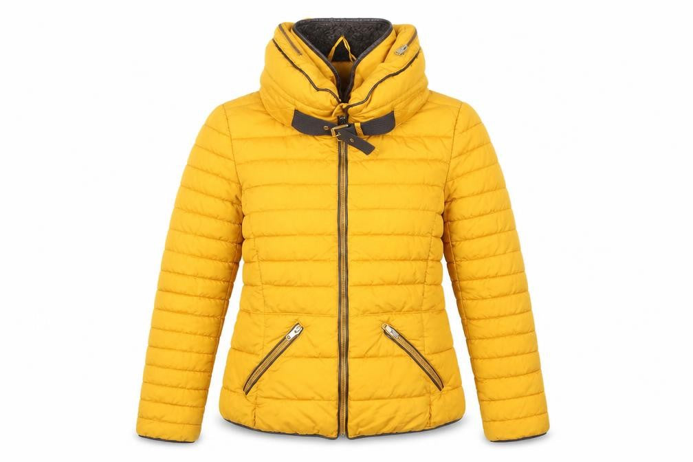 Zara Women's Yellow Puffer Jacket S Casual