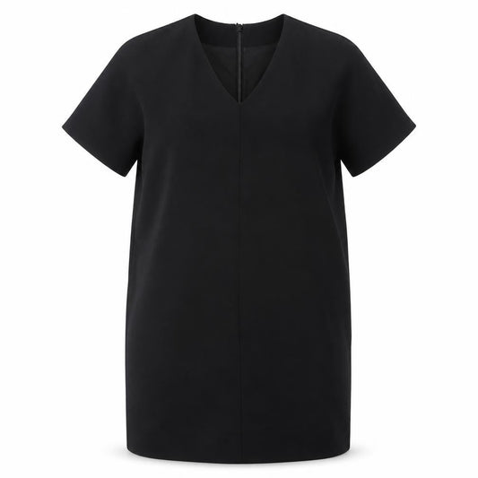 Next Women's Black Short Sleeve Shift Dress Size 16