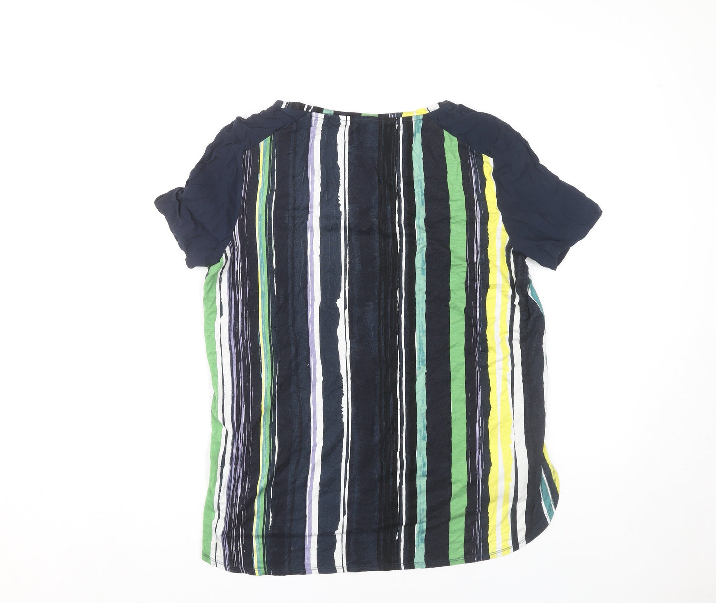 Next Women's Multicoloured Striped T-Shirt Size 10