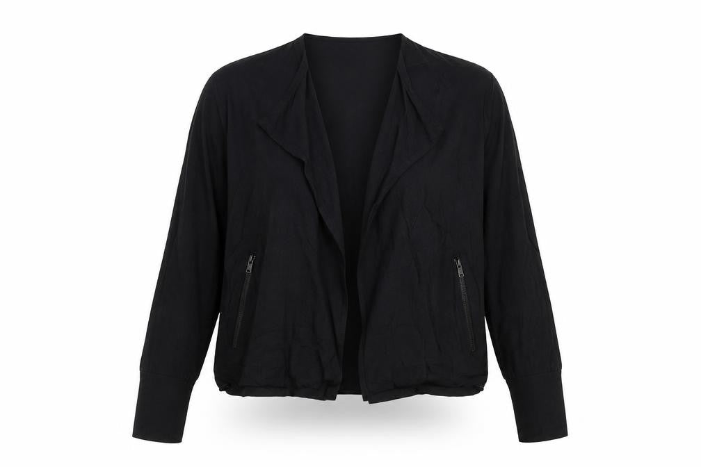 Marks & Spencer Black Women's Open Front Cardigan, Size 12