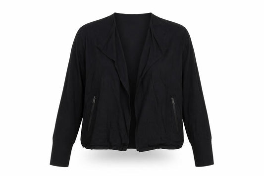 Marks & Spencer Black Women's Open Front Cardigan, Size 12