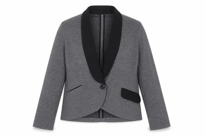 Next Women's Grey Regular Blazer, Size 14, Workwear