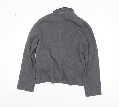 Next Women's Grey Regular Blazer, Size 14, Workwear