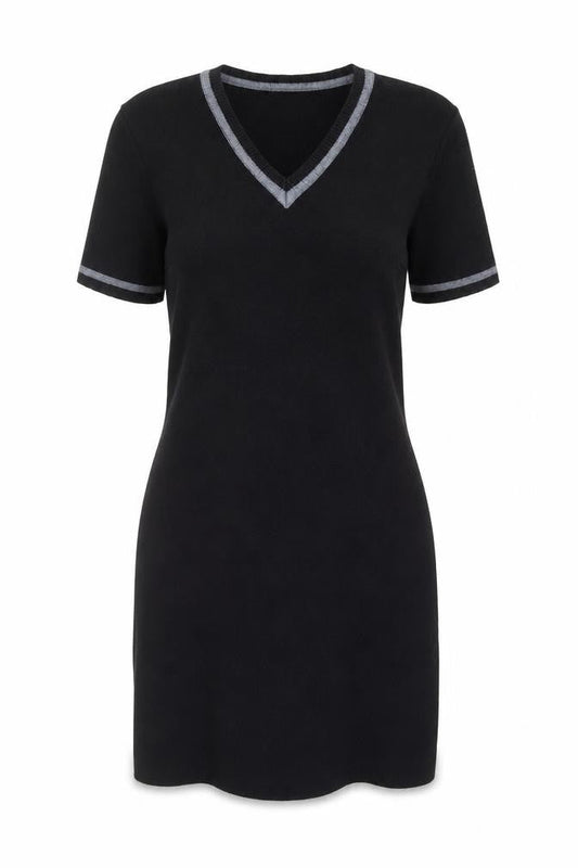Bay Women's Black T-Shirt Dress Size 12