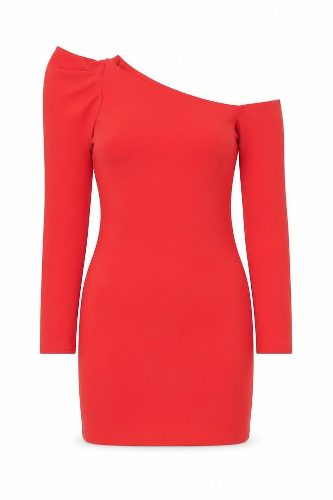 River Island Women's Red Bodycon Dress Size 10