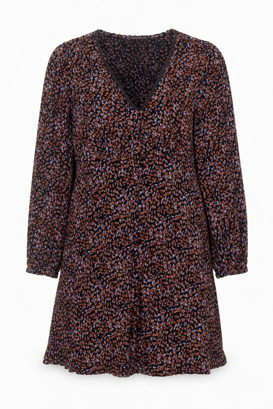 Marks & Spencer Women's Multicoloured A-Line Animal Print Dress