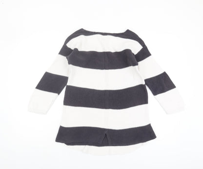 Next Women's Multicoloured Striped Jumper, Size 12