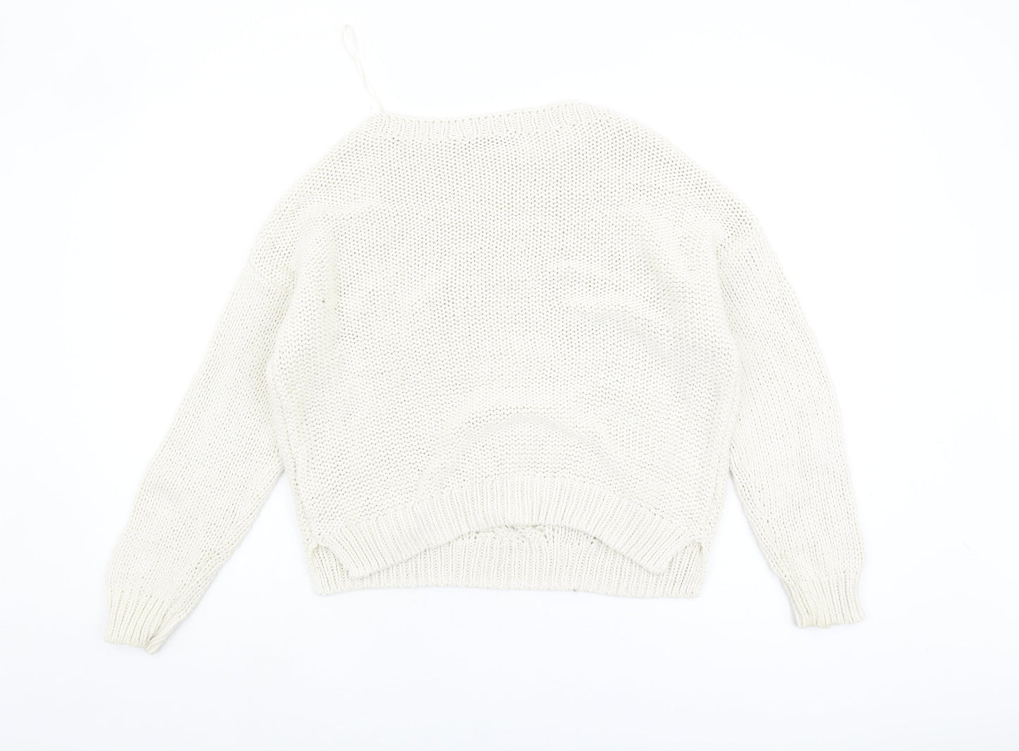 Marks and Spencer Women's Ivory Pullover Jumper Size 14