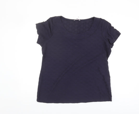 Per Una Women's Blue T-Shirt - Size 18 Regular Fit