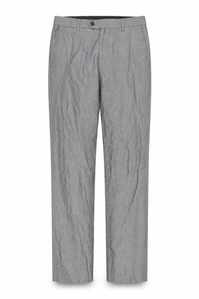 Next Men's Grey Regular Fit Trousers 28