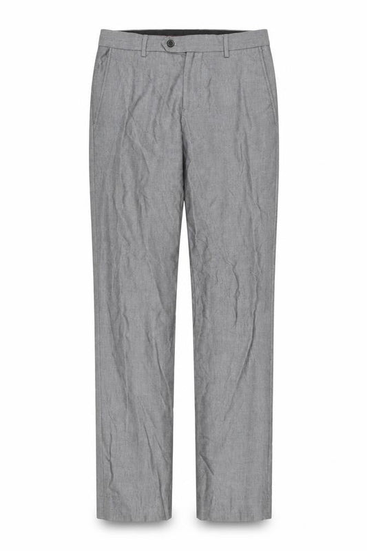 Next Men's Grey Regular Fit Trousers 28