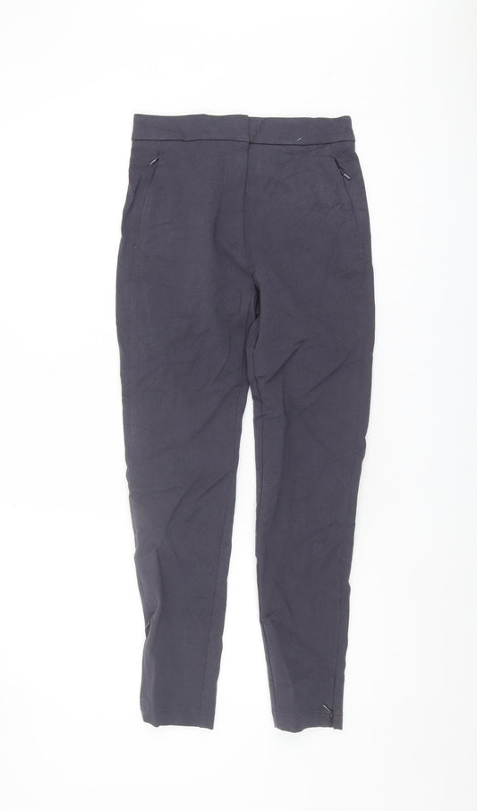 Marks and Spencer Women's Blue Ankle Trousers Size 8