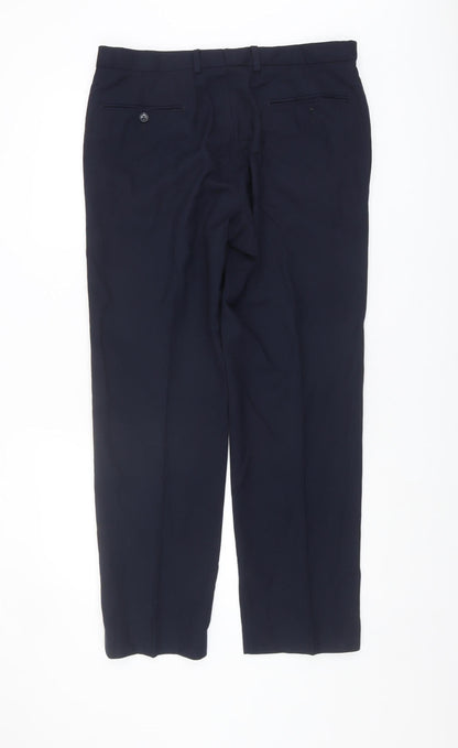 Marks & Spencer Men's Navy Dress Pants 34 Regular
