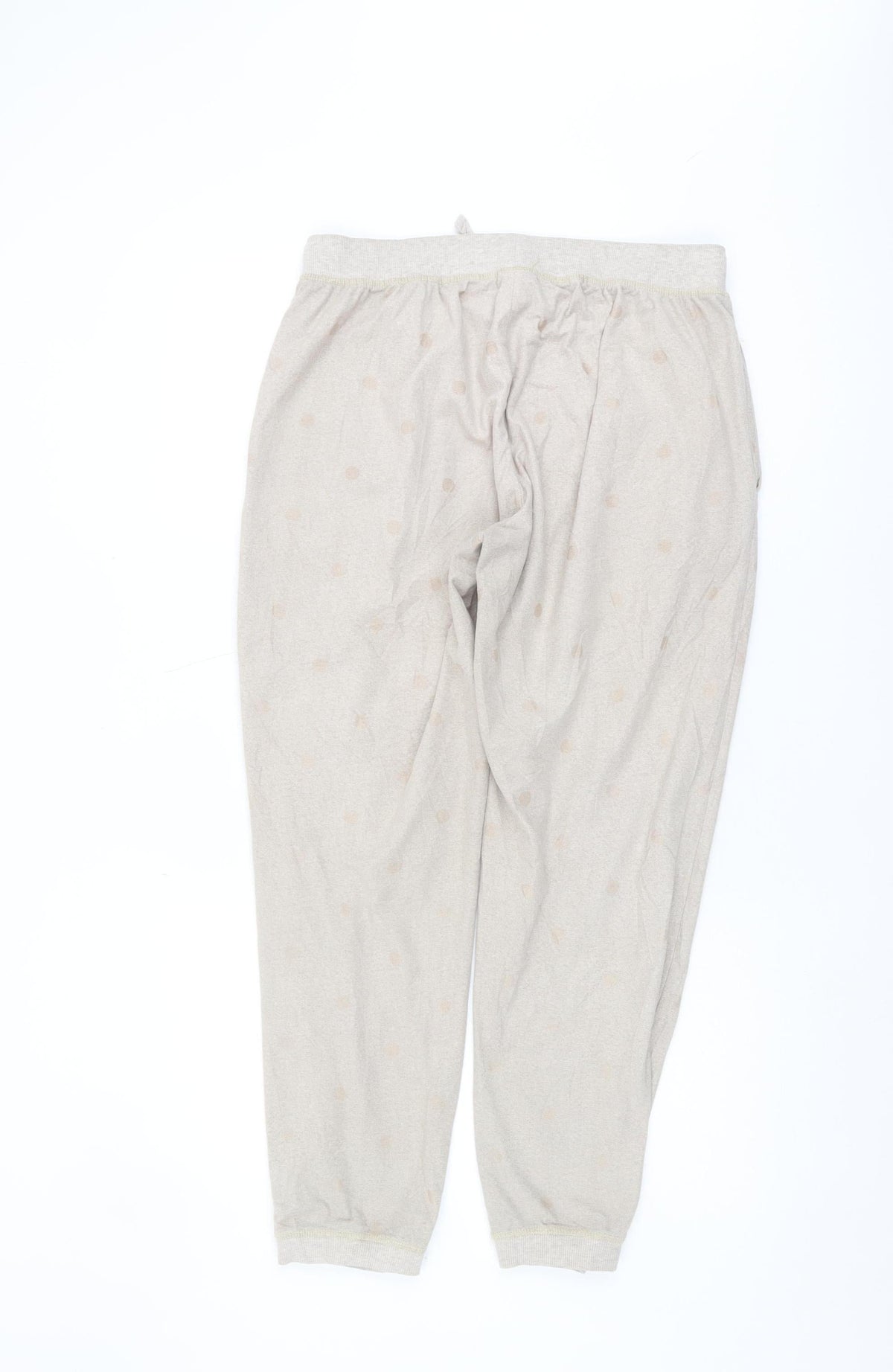 Next Women's Beige Polka Dot Joggers M