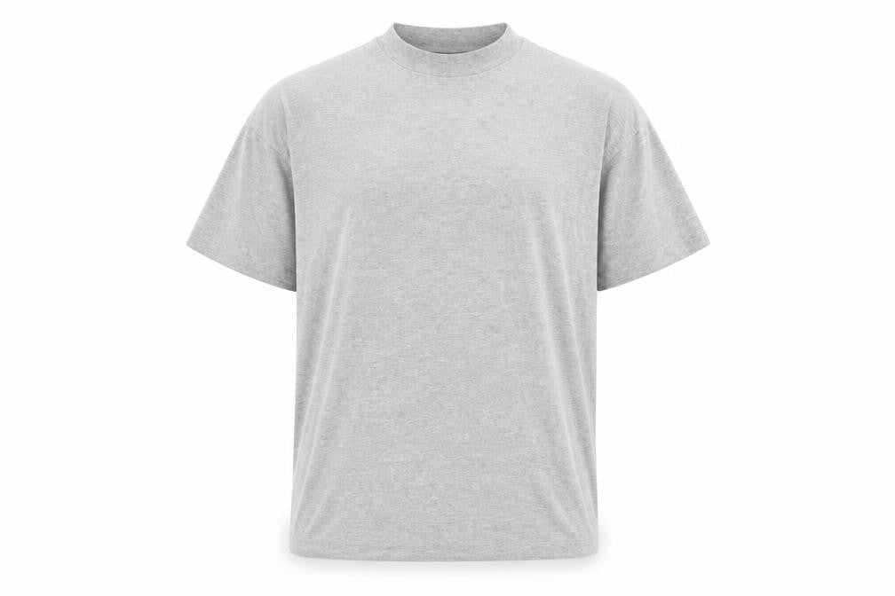 Collusion Grey Mock Neck T-Shirt M