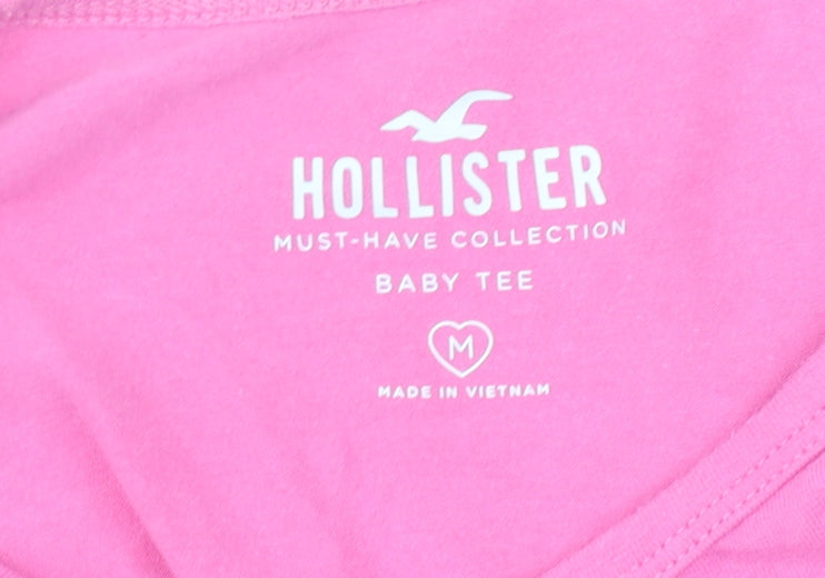 Hollister Women’s Pink M Basic T-Shirt