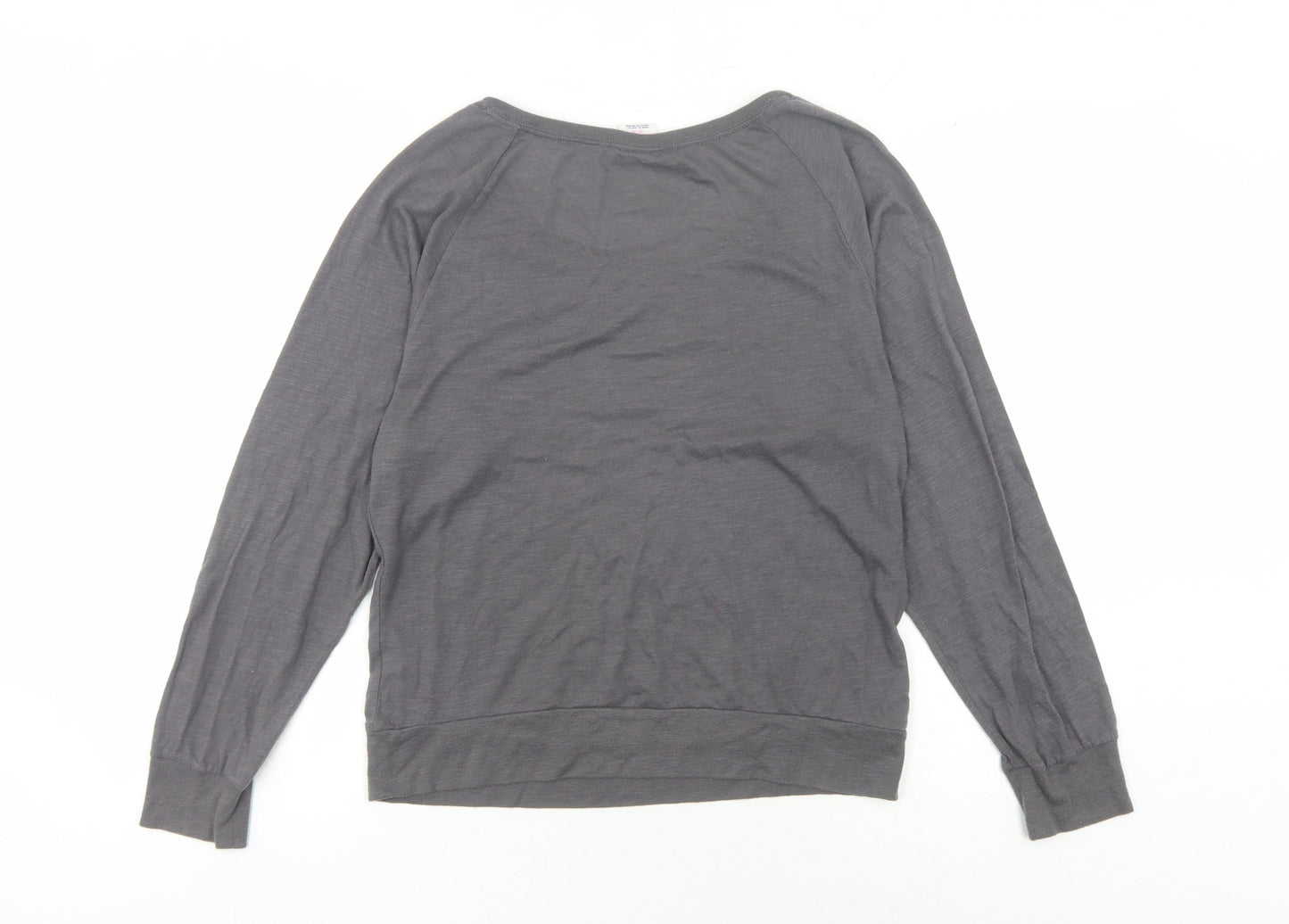 Victoria's Secret PINK Women's Grey T-Shirt M, Casual Elegance