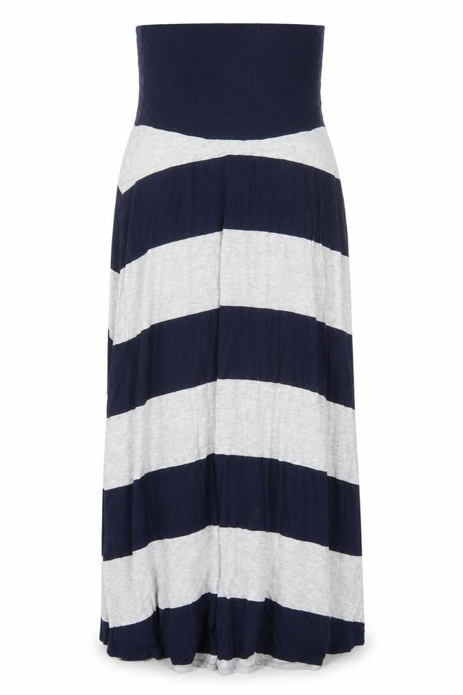 Gap Women's Multicoloured Striped Skirt XS